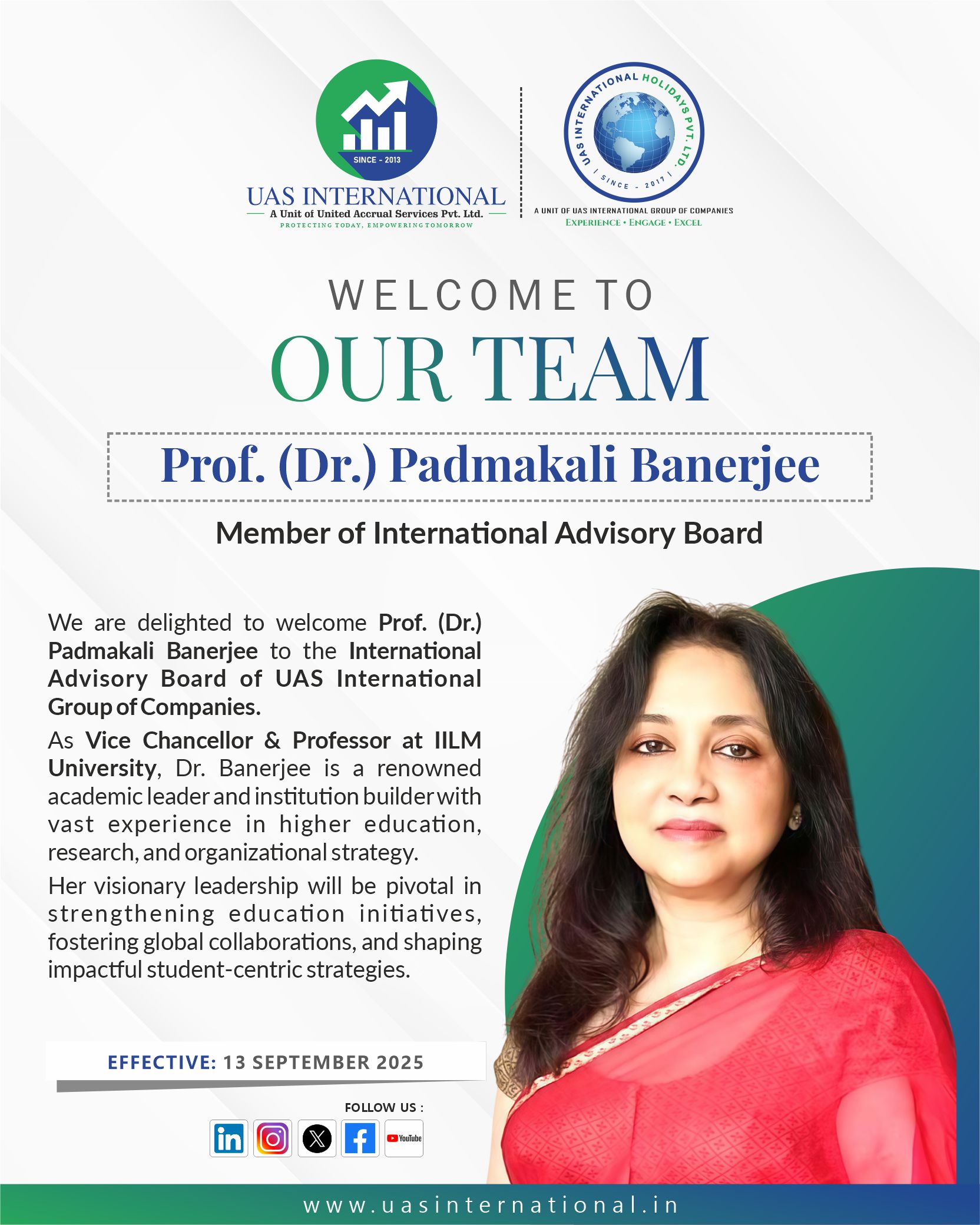 Prof. (Dr.) Padmakali Banerjee