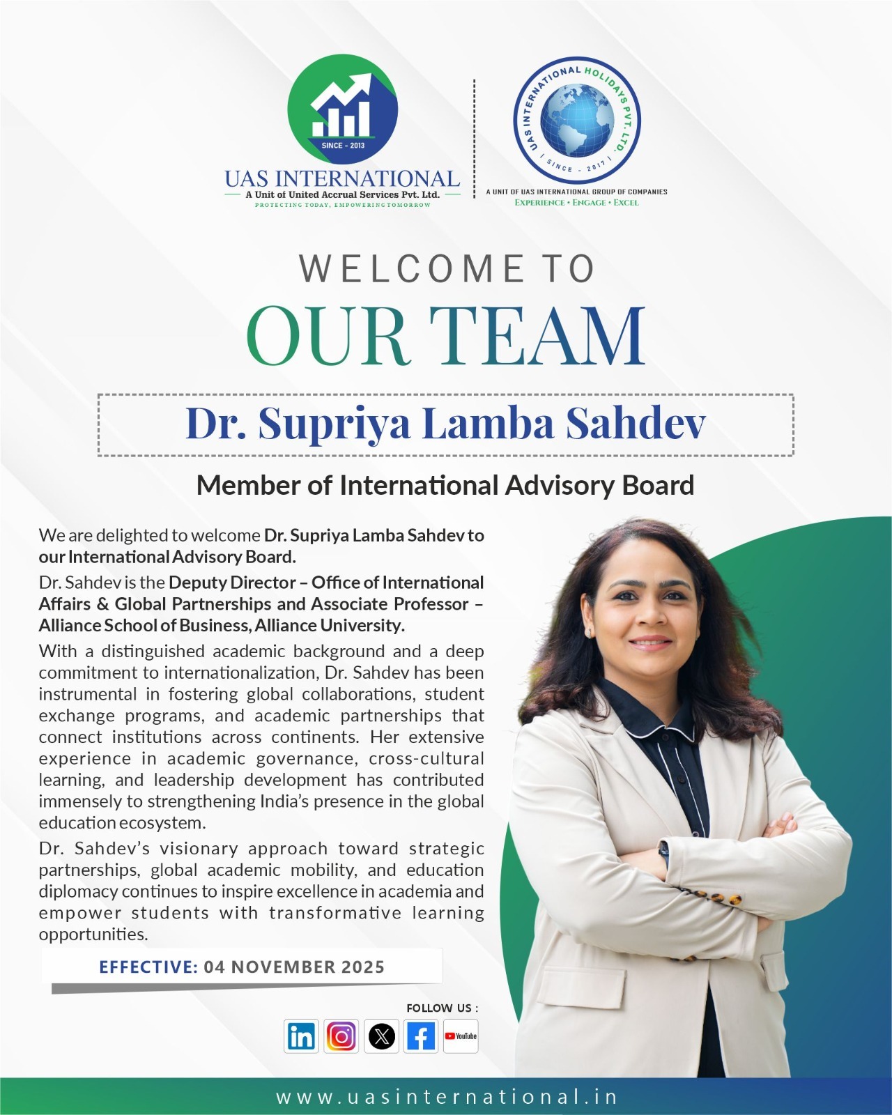 Dr. Supriya Lamba Sahdev