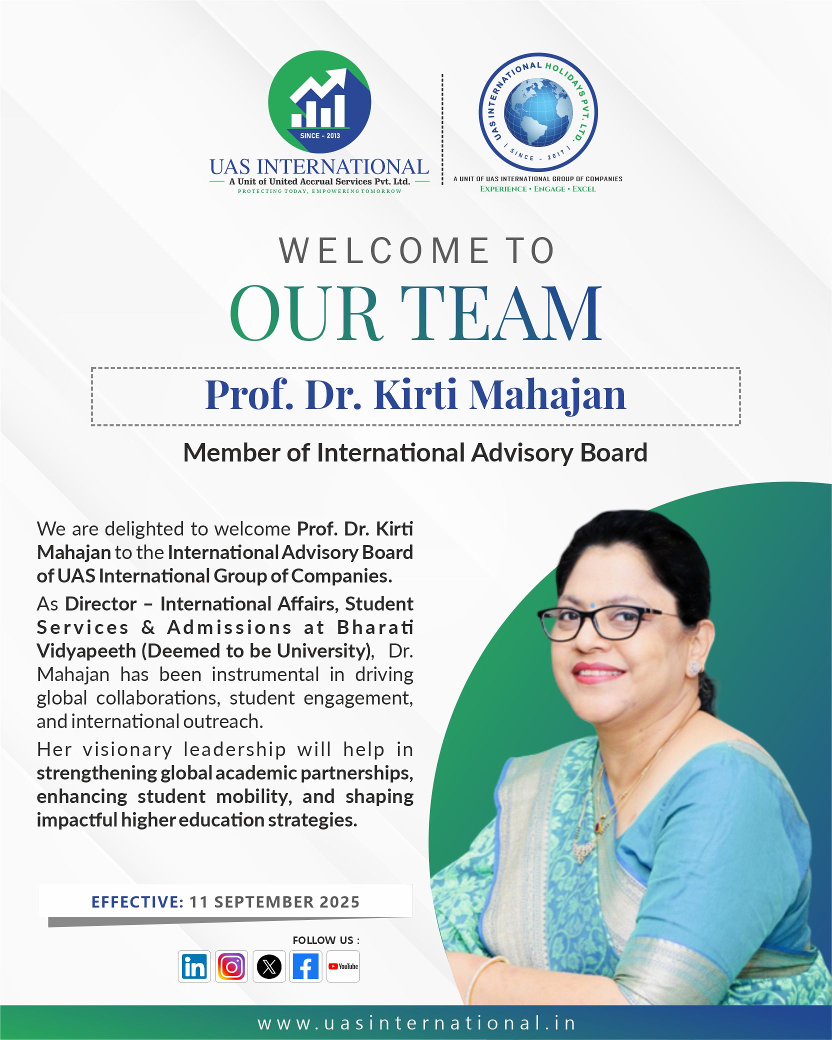 Prof. (Dr.) Kirti Mahajan